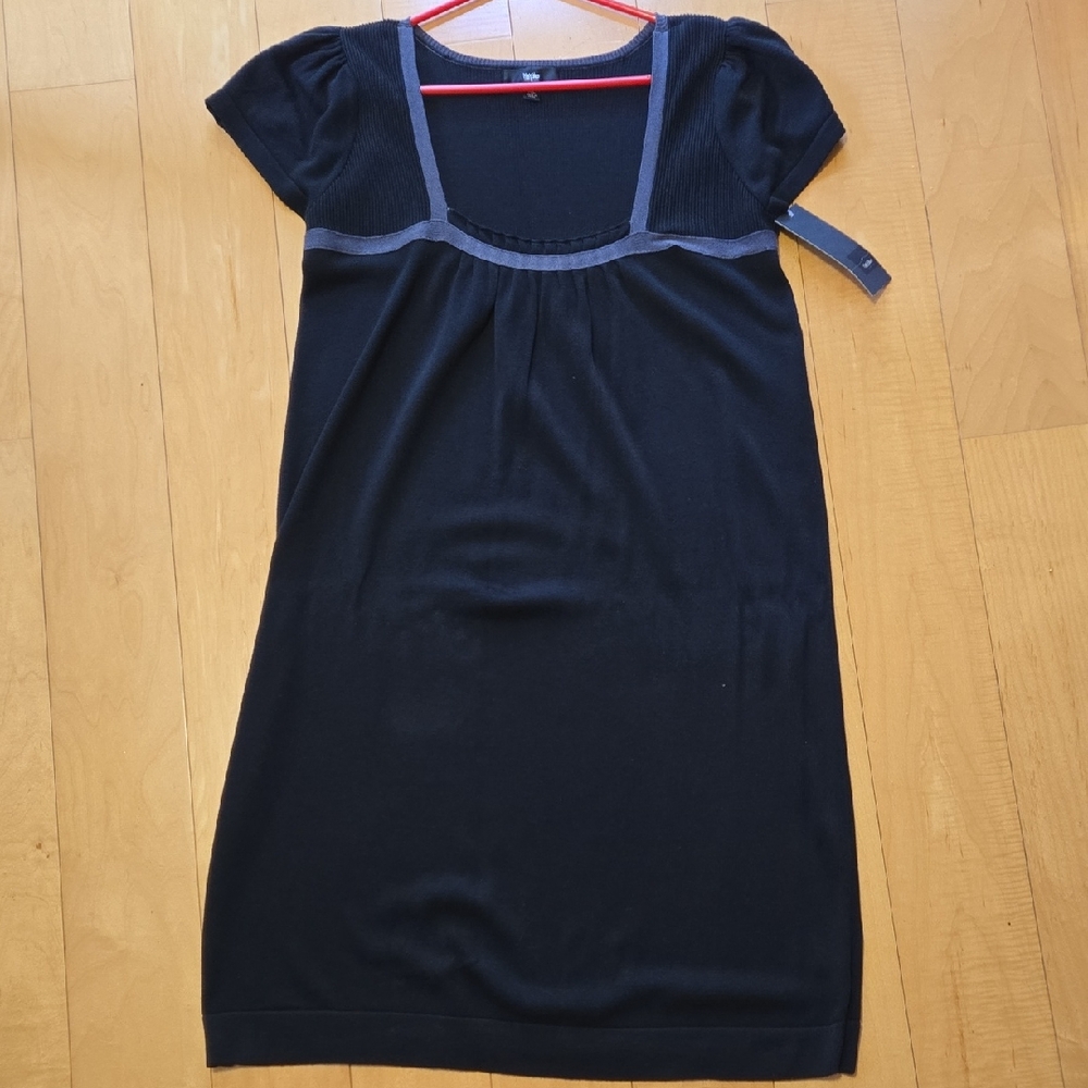 Massimo Black and Gray Dress